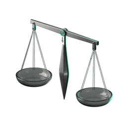 Icon representing legal support